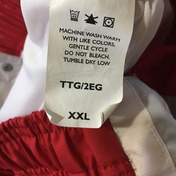 Nike sport red with white stripes on the side pants size:XXL - Picture 8 of 8